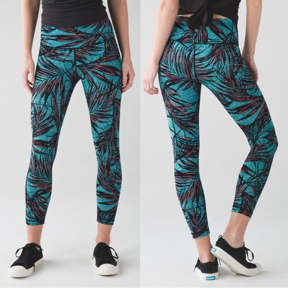 Lululemon Tropical Print Leggings